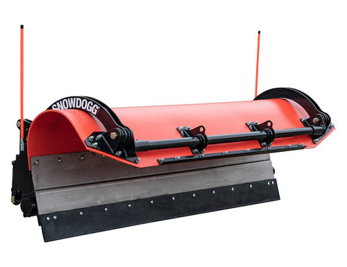 SnowDogg SuperFlex Municipal Snow Plow - 12 Foot Blade, Compact A-frame