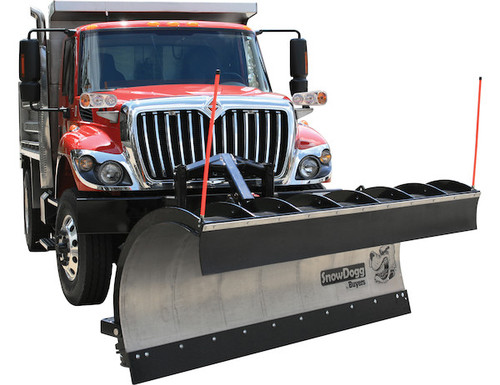 SnowDogg Full Trip Stainless Municipal Plow Assembly 10 Foot x 36 Inch-Swivel