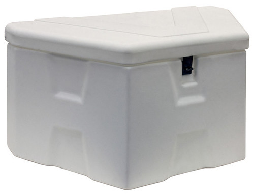 18x19x36/18 Inch White Poly Trailer Tongue Truck Box