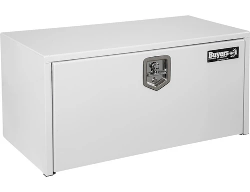 18x18x36 Inch White Steel Underbody Truck Box