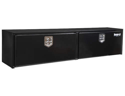 16x13x72 Inch Black Steel Topsider Truck Box