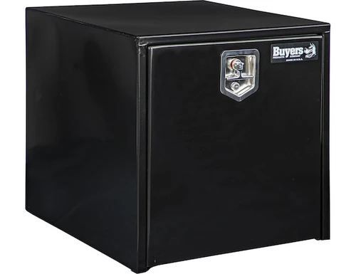 24x24x24 Inch Black Steel Underbody Truck Box
