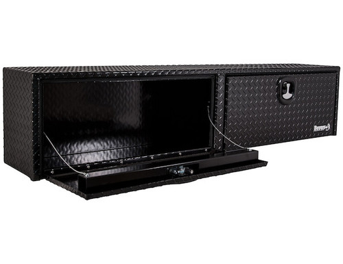 18x16x88 Inch Black Diamond Tread Aluminum Topsider Truck Box
