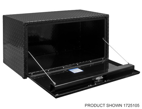 24x24x72 Inch Black Diamond Tread Aluminum Underbody Truck Box