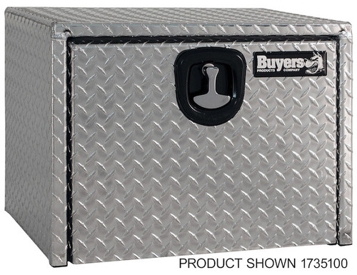 24x24x36 Inch Diamond Tread Aluminum Underbody Truck Box with 3-Pt. Latch