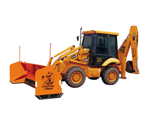 Backhoe Snow Pusher - 12 Foot