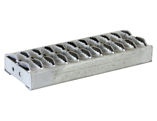 Galvanized Steel Diamond Deck-Span Tread - 4.75x12 Inch