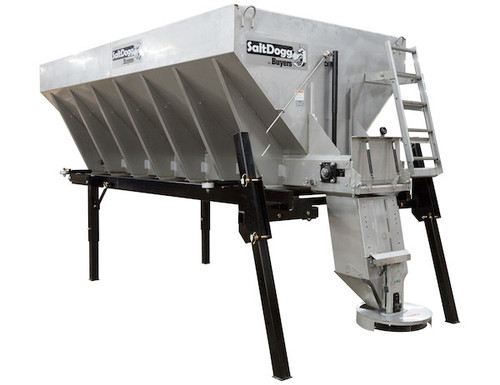 SaltDogg Black Powder-Coated Spreader Stand - 12 To 13 Foot