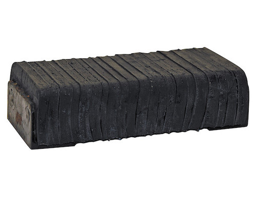 Laminated Rubber Bumpers - 10 x 5 x 2-1/2 Inch