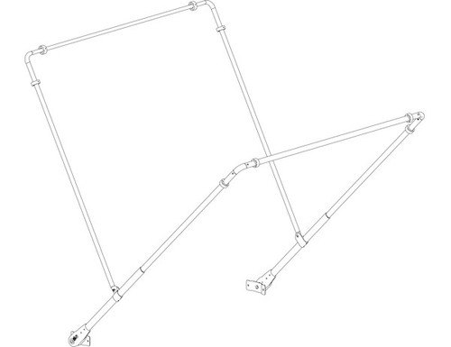 Aluminum Tarp Tension Bow