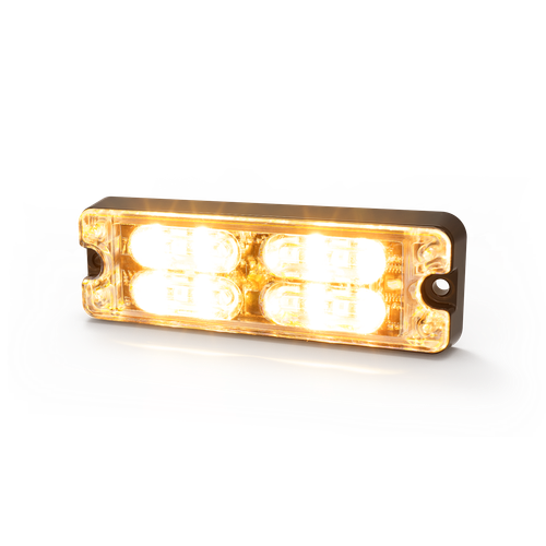 Ecco Surface Mount Strobe Light Dual Color Amber/White