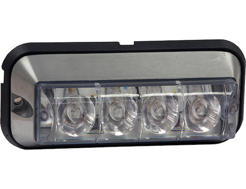 Clear Raised 5 Inch LED Strobe Light