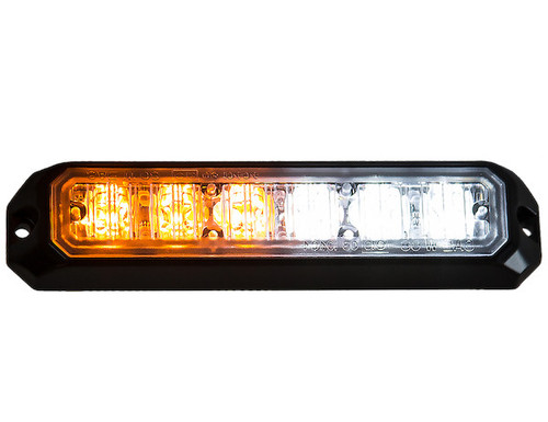 5 Inch Amber/Clear LED Strobe Light