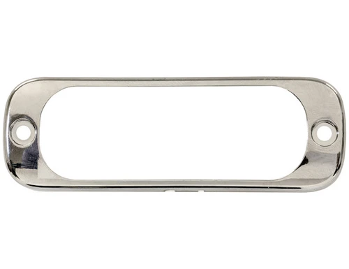 Chrome Bezel For 3.375 Inch Thin Mount Horizontal Strobe Light