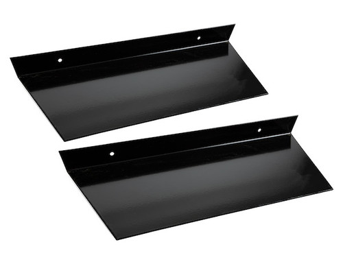 Replacement Black Powder Coat Under Tailgate Spill Shield Pair