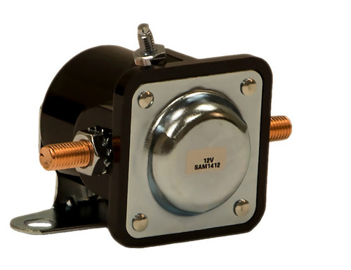 12 Volt Plastic Case Insulated Solenoid Intermittent Duty +12V To Activate