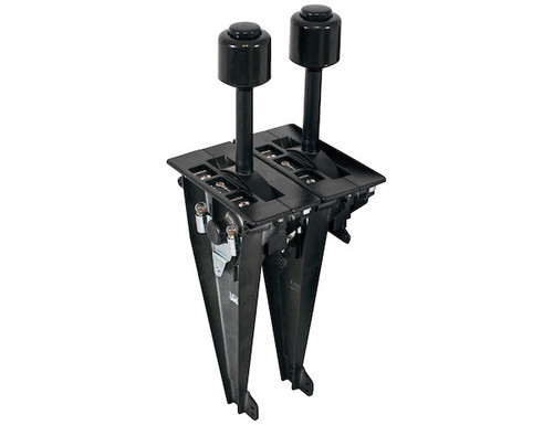 Air PTO-Hoist-Hoist B-Series Dual Lever Control For 1/4-28 Cable/PTO Air Valve