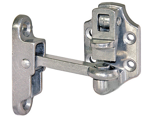Heavy-Duty Aluminum Door Hold Back - 2 Inch Hook and Keeper