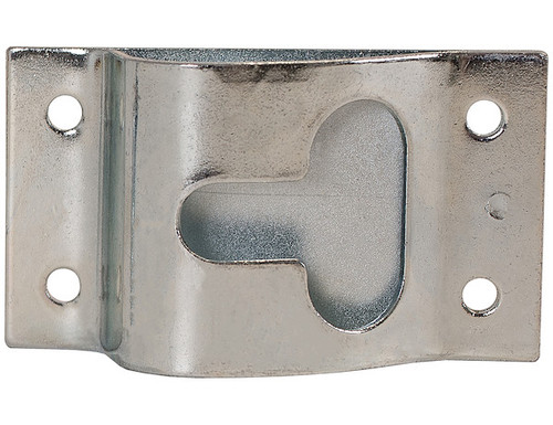 4 Inch Door Holder Keeper Only - Zinc Plated
