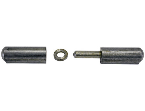 Stainless Weld-On Bullet Hinge with Stainless Pin and Bushing - 0.51 x 2.76 Inch