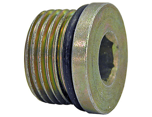 Straight Thread O-Ring Hex Socket Plug 1/2 Inch Port Size