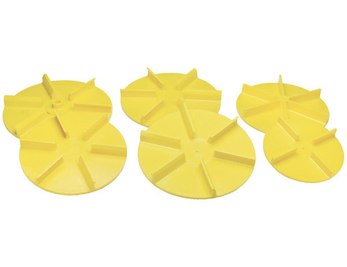 SAM Universal Yellow Poly Replacement Spinner 18 Inch Diameter Clockwise