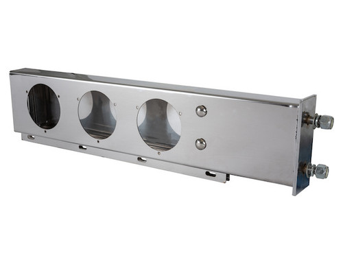 30 Inch Stainless Steel Light Boxes with Mudflap Mounts - Complete Kit (Includes Driver and Passenger Side Boxes)