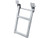 2-Rung White Retractable Truck Steps with Nonslip Tread - 17.38 x 30.25 Inch