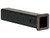 2 Inch Black Receiver Tube - 8 Inch Shank