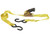 1 Inch x 12 Foot Ratchet Strap Tie Down (2-Pack) - Sold in Cases of Four (Eight total straps per case)