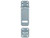 Hinged Security Hasp - 1.46 x 3.47 Inch - Zinc Plated
