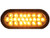 6 Inch Clear Oval Recessed Strobe Light With 24 LED