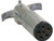 6-Way Die-Cast Metal Trailer Connector with Spring - Trailer Side
