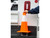 Horizontal Mount Traffic Cone Holders Silver Powder Coat