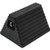 Heavy Duty Rubber Wheel Chock with Recessed Chain Eye 10x8x6 Inch