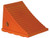 Large Orange Polyurethane Wheel Chock 8.69x11.25x8.13 Inch