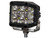 Ultra Bright Wide Angle 4 Inch by 3 Inch Rectangular LED Clear Spot-Flood Combination Light