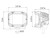 Ultra Bright Wide Angle 4 Inch by 3 Inch Rectangular LED Clear Spot-Flood Combination Light