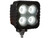 Heated 4 Inch Square LED Flood Light - Clear