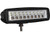 6.5 Inch LED Flood Light with Strobe - Rectangular Lens