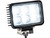 4 Inch by 6 Inch Rectangular LED Clear Spot Light With White Housing