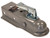 Straight Tongue Coupler - 2 Inch Ball, 2-1/2 Inch Channel, 300 Pound Tongue Weight, Primed Steel