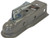 Straight Tongue Coupler - 2 Inch Ball, 2-1/2 Inch Channel, 300 Pound Tongue Weight, Primed Steel