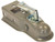 Straight Tongue Coupler - 2 Inch Ball, 3 Inch Channel, 300 Pound Tongue Weight, Primed Steel