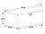16x16x49/37 Inch Black Steel Trailer Tongue Truck Box