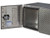 24x24x30 Inch Diamond Tread Aluminum Underbody Truck Box - Single Barn Door, Compression Latch