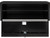18x18x48 Inch Black Steel Underbody Truck Box with Built-In Shelf - 3-point Latch