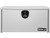 18x18x36 Inch White Steel Underbody Truck Box with Built-in Shelf - 3-Point Latch
