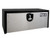 18x18x48 Inch Black Steel Truck Box With Stainless Steel Door