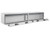 16x13x96 Inch White Steel Topsider Truck Box